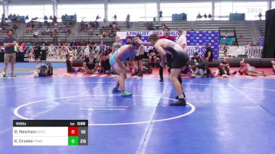 165 lbs Final - Bryce Newham, Team Gotcha vs Kyler Crooks, POWA