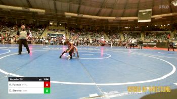 67 lbs Round Of 32 - Kolt Palmer, Well Trained vs Daxton Stewart, Vian Wrestling Club