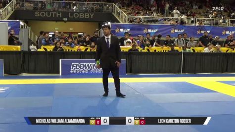 Nicholas William Altamiranda vs Leon Carlton Roeser 2026 Pan Kids Jiu-Jitsu IBJJF Championship