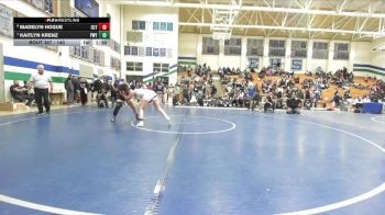 140 lbs 1st Place Match - Kaitlyn Krenz, Poway vs Madelyn Hogue, Olympian