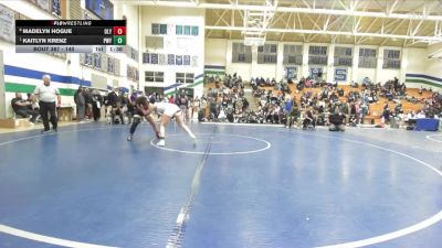 140 lbs 1st Place Match - Kaitlyn Krenz, Poway vs Madelyn Hogue, Olympian