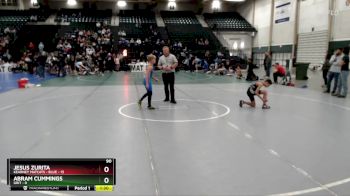 90 lbs Placement Matches (8 Team) - Abram Cummings, GRIT vs Jesus Zurita, Kearney Matcats - Blue