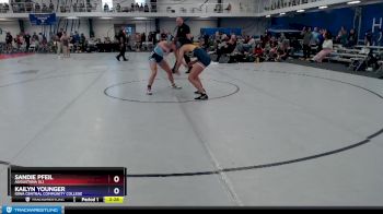 123 lbs Cons. Semi - Kailyn Younger, Iowa Central Community College vs Sandie Pfeil, Augustana (IL)