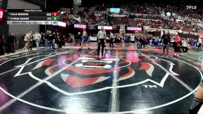 A - 150 lbs Champ. Round 1 - Cyrus Baker, Stevensville / Victor vs Cale Nedens, Hardin