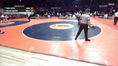 1A 150 lbs Champ. Round 1 - Jose Lopez, Amboy vs Dillon Hinton, Vandalia