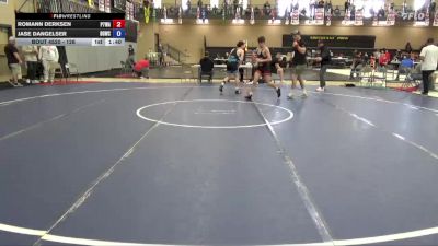 126 lbs Champ. Round 1 - Romann Derksen, Pack 732 Wrestling Academy vs Jase Dangelser, Big Game Wrestling Club