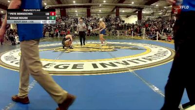 106 lbs Quarterfinal - Ethan Rouse, Pahrump Valley vs Pete Bengochea, Lowry