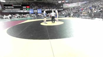 Boys 1B/2B 144 Cons. Round 2 - Eli Wentzel, Adna vs Braxden Gransbery, Colfax