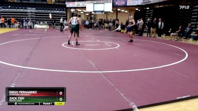 157 lbs Champ. Round 1 - Zack Fish, Adams State vs Diego Fernandez, Schreiner University