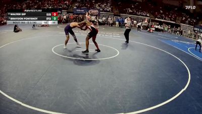 D 3 190 lbs Cons. Round 2 - Braydon Fontenot, Opelousas Catholic vs Walter Sip, Glen Oaks
