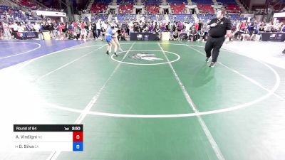 120 lbs Round Of 64 - Addison Vindigni, NC vs Devin Silva, CA