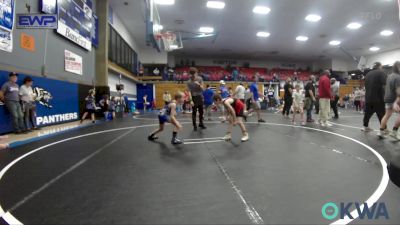 58-61 lbs Consi Of 8 #2 - Pike Sisco, Redskins Wrestling Club vs Maverick Higgins, Choctaw Ironman