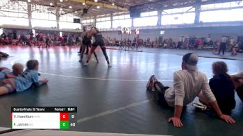 144 lbs Quarterfinals (8 Team) - Valerie Hamilton, Mikey`s Melk Monsters vs Faith James, Missouri Black