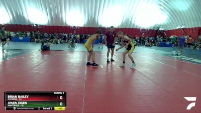 123-124 B Round 1 - Brian Bailey, Cameron vs Owen Eigen, Mahtomedi