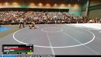 126 lbs Quarterfinal - Jake Castagneto, Bishop Kelly vs Kaden Obien, West Park