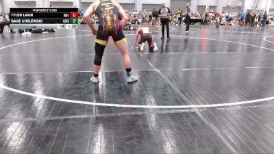 168 lbs Round 7 (8 Team) - Gage Chelewski, Genesis WC vs Tyler Lavin, Indiana Outlaws