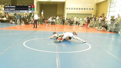 134-H lbs Consi Of 8 #1 - Kevin Daniel, Vougar's Honors Wrestling vs Alex Kinney, Immortals