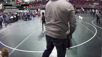 56 lbs Cons. Round 2 - Graham Kimberlin, Fairbury Matmen vs Carson Simons, Waverly Wrestling Club