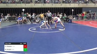 130 lbs Quarterfinal - Christian Hoopes, Turnersville vs Brian Brobst, Auburn