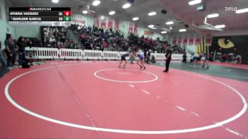 100 lbs Champ. Round 2 - Marlene Garcia, Birmingham vs Athena Vazquez, Salinas