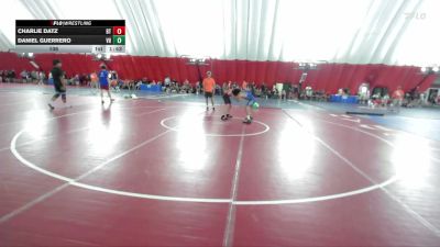 106 lbs Round 1 (8 Team) - Charlie Datz, Batavia A vs Daniel Guerrero, Vernon Hills