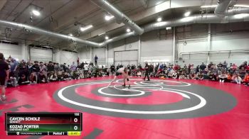 132 lbs 7th Place Match - Kozad Porter, Cheyenne East vs Caycen Scholz, Bennett
