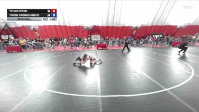 70 lbs Semifinal - Kyler Wynn, Weigh-In Club vs Owen Pronschinske, LaCrosse Area Wrestlers