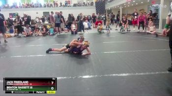 72 lbs Round 5 (10 Team) - Jack Friedland, Florida Scorpions Gold vs Benton Bassett III, Glasgow WA