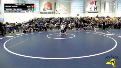 110 lbs Champ. Round 1 - Reece Moore, Webster Thomas Wrestling Club vs Jaxson Polhamus, SV Saber Den Wrestling