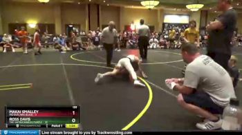 101 lbs Round 2 (4 Team) - Makai Smalley, MO Outlaws Black vs Ross Davis, The Untouchables Purple