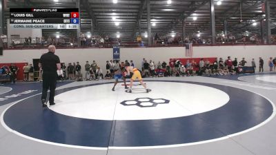 57 kg Cons. Sub-quarters - Louis Gill, West Virginia Regional Training Center vs Jermaine Peace, Eagle Regional Training Center