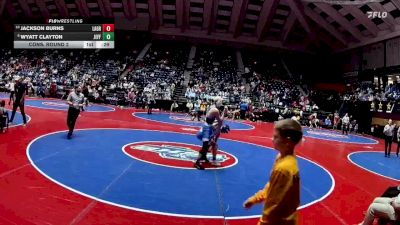 3A-126 lbs Cons. Round 2 - Jackson Burns, LaGrange vs Wyatt Clayton, Jefferson