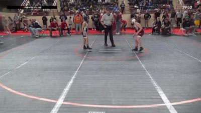 85_B lbs Consi Of 16 #2 - Peyton Simonds, Bradford vs Bennett Graham, Southern Lehigh