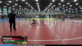 52 lbs Round 1 - Mitchell Waters, POWA vs Payton Hugh, Crass Trained