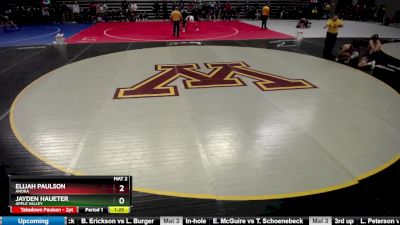 145 lbs Semifinal - Jayden Haueter, Apple Valley vs Elijah Paulson, Anoka