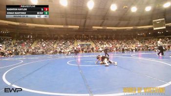 49 lbs Round Of 32 - Kashton Kaylor, Team Aggression vs Jonah Martinez, NM Beast