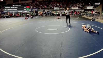 D 1 106 lbs Champ. Round 1 - Logan Rodrigue, Hahnville vs Jagger Martinez, St. Paul`s