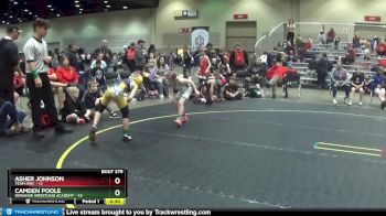 60 lbs 3rd Place Match - Asher Johnson, Team HWC vs Camden Poole, Donahue Wrestling Academy