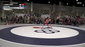 U15 GR - 62 lbs Cons. Round 7 - Xavier Flores, Center Grove Wrestling Club vs Maxim Sim, World Team Training Center