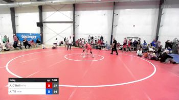 52 kg Rr Rnd 2 - Alexis O'Neill, Maine Trappers vs Adelynne Till, MGW Jaw Breakers