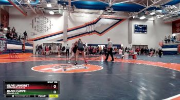 130 lbs Quarterfinal - Randi Campe, Urbana (H.S.) vs Olive Linhorst, Edwardsville (H.S.)