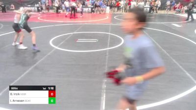 88 lbs Round Of 16 - BryLee Irsik, Nebraska Wr Ac vs Iyla Arnesen, Bear Cave WC