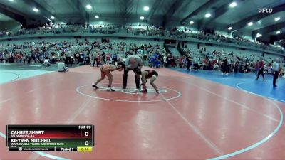 80 lbs Cons. Round 3 - Kieyren Mitchell, Waynesville Tigers Wrestling Club-AAA vs Cahree Smart, STL Warrior-AA 