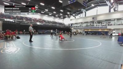 133 lbs Cons. Round 3 - Trenton Mestas, Bakersfield vs Alberto Enriquez, Rio Hondo College