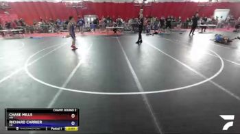 120 lbs Champ. Round 2 - Chase Mills, MN vs Richard Carrier, CO