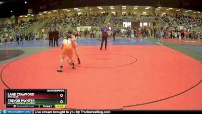 114 lbs Quarterfinal - Trevor Paynter, All In Wrestling Academy vs Lane Crawford, Mat Sense