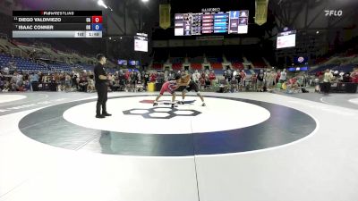 144 lbs Cons. Semis - Diego Valdiviezo, CA vs Isaac Conner, OR