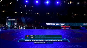 74 kg Qualif. - Fazli Eryilmaz, Turkey vs Madushanka Wijesooriya Mudiyanselage, Sri Lanka