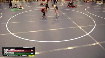 130 lbs Champ. Round 1 - Jack Smude, Blaine Wrestling vs Embry Meeks, Coon Rapids Mat Bandits Wrestling Club