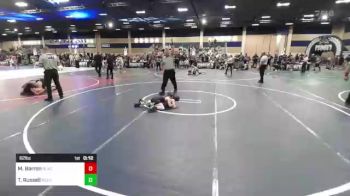 62 lbs Consi Of 8 #2 - Madden Barron, Blackcat WC vs Tate Russell, ReZults